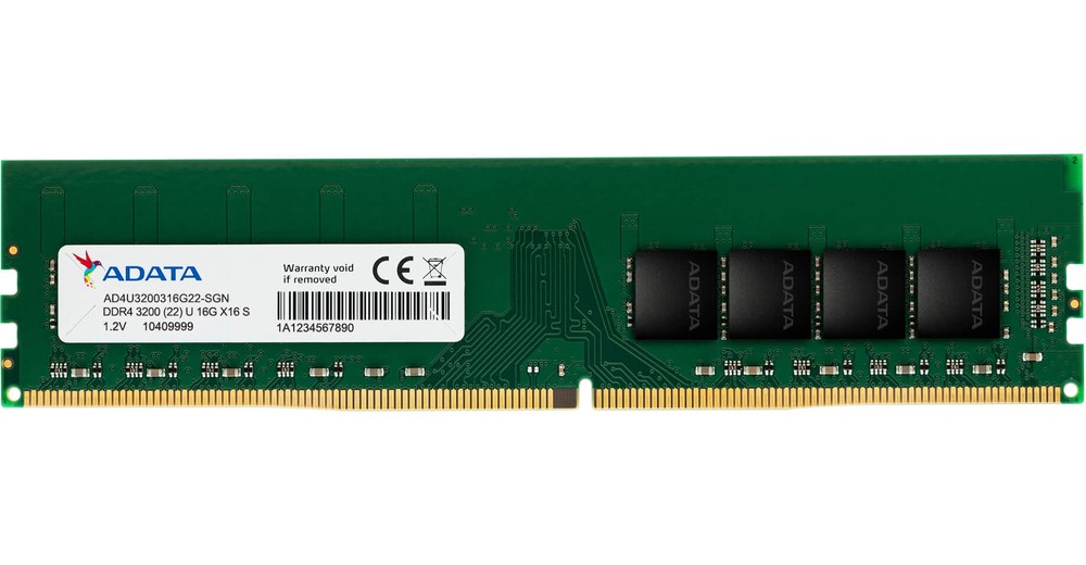 MEMORIA PC 16GB DDR4 3200MHZ ADATA AD4U320016G22-SGN