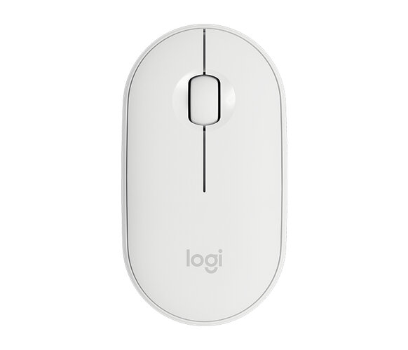 MOUSE LOGITECH INALAMBRICO PEBBLE M350 WHITE 910-005770