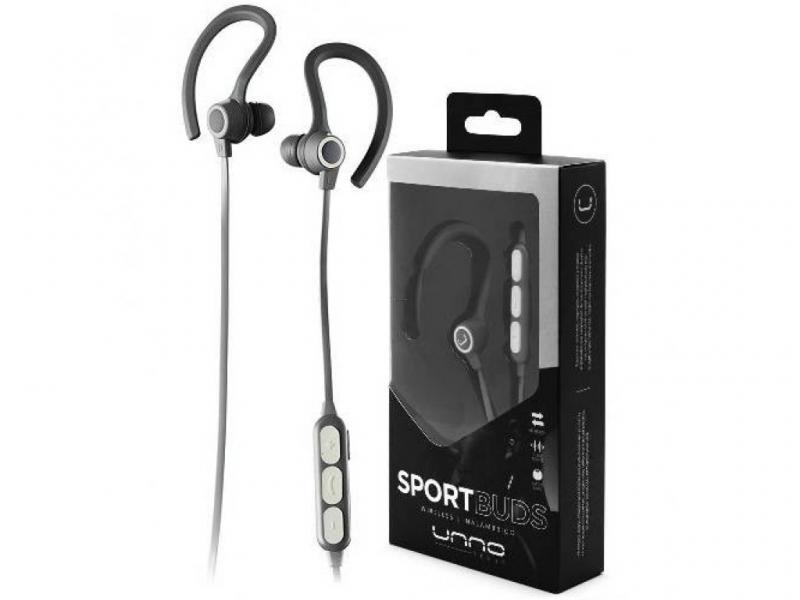 AURICULAR UNNO TEKNO SPORTBUDS BT WITH MICR WHITE HS7133