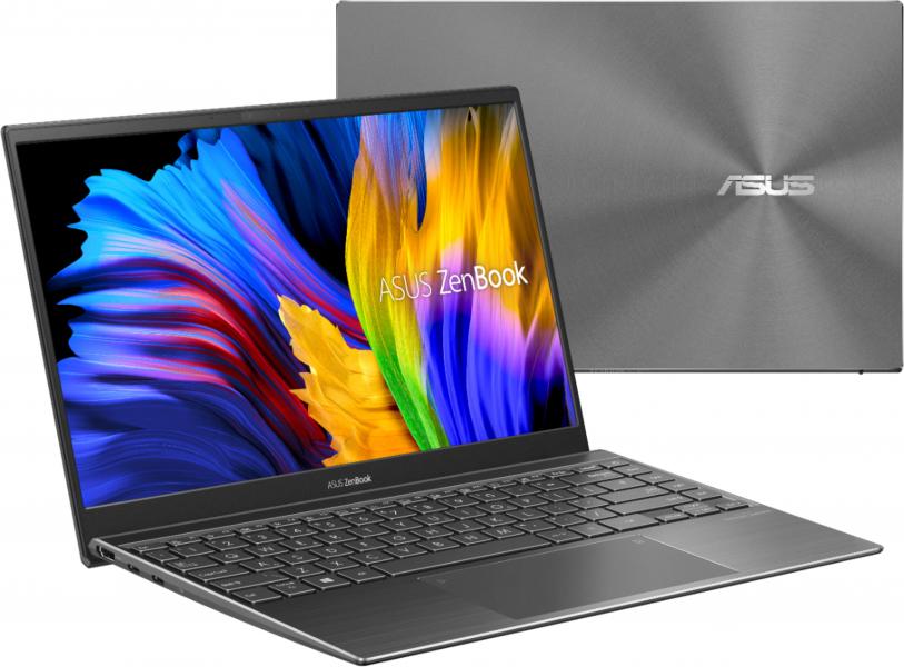 LAPTOP ASUS ZENBOOK Q408UG-211.BL 14" RYZEN 5 5500U 8GB 256GB SSD T.V. GEFORCE MX450 2048MB WIN 10 WEBCAM LIGHT GRAY-ENGLISH