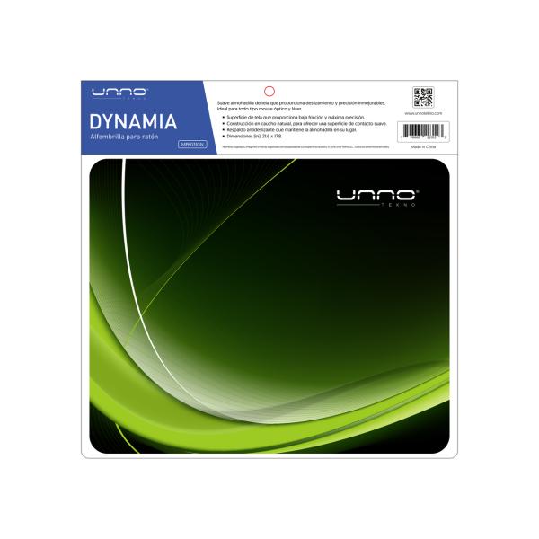 MOUSE PAD UNNO TEKNO DYNAMIA GREEN MP6031GN