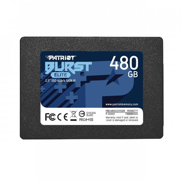 HD INTERNO 480GB 2.5 SOLIDO PATRIOT BUST ELITE PBE480GS25SSDR
