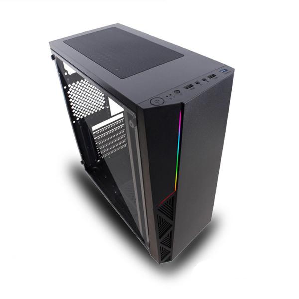 CASE GAMER X-LION H2-520 TEMPERED GLASS SIDE PANEL USB2.0*2 + USB3.0*1 + HD AUDIO