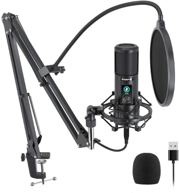 MICROFONO MAONO 192KHZ/24-BIT USB 60HZ AU-PM421