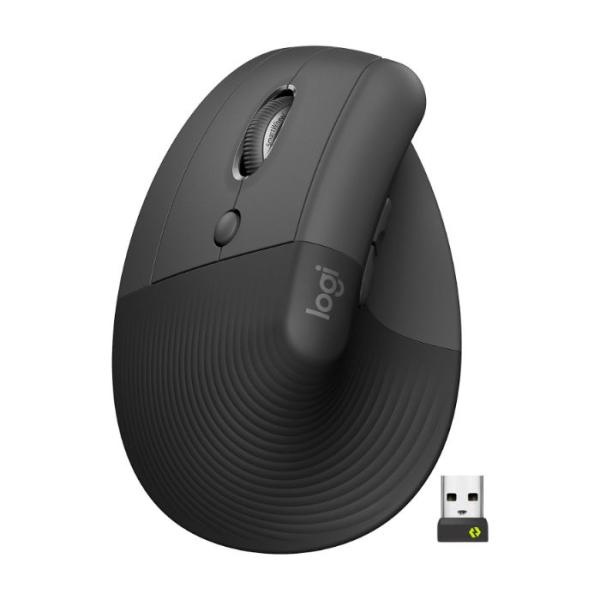 MOUSE LOGITECH USB VERTICAL ERGONOMIC LEFT BLACK 910-006467