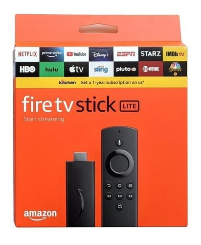 FIRE TV STICK LITE AMAZON AMZ_840080593296 WITH ALEXA VOICE REMO