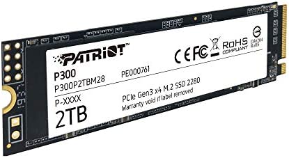 HD INTERNO 2TB M.2 2280 SOLIDO PATRIOT P300P2TBM28 P300