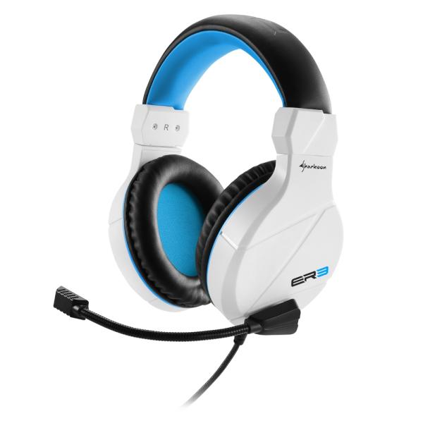 HEADSET SHARKOON RUSH ER3 WHITE (4044951021802)