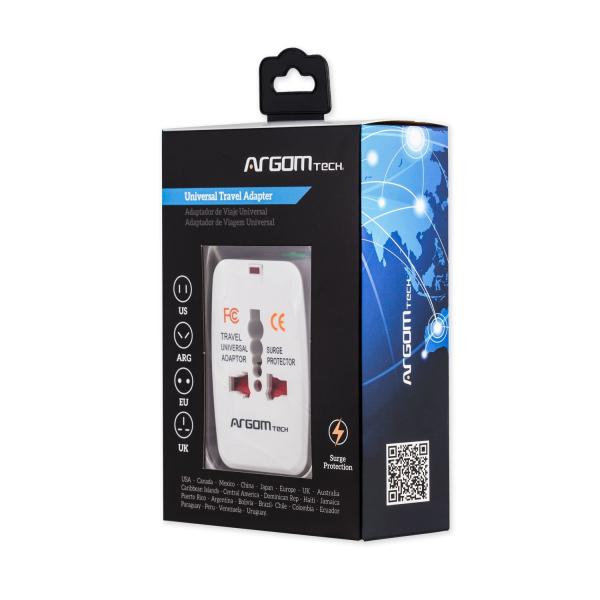ADAPTADOR ARGOM UNIVERSAL TRAVEL ARG-AC-0297WT