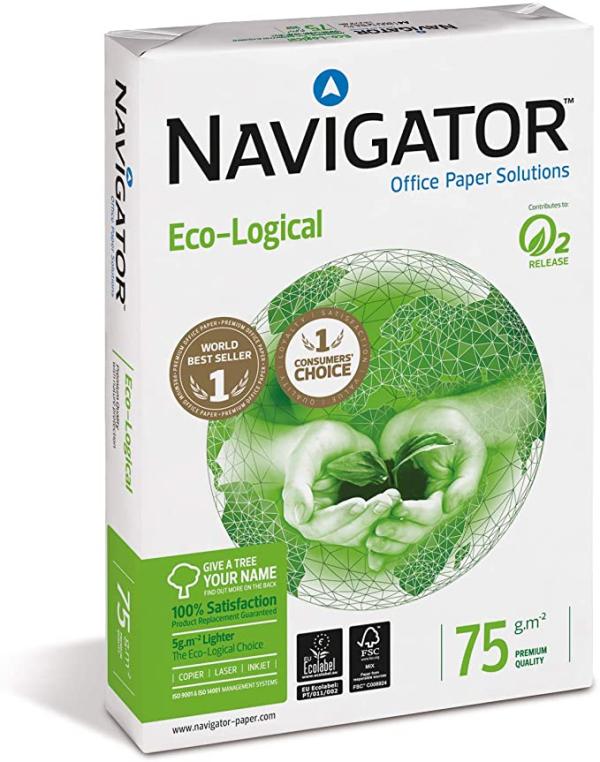 RESMA PAPEL NAVIGATOR 8 1/2 X11 500HJS 98% 75GR