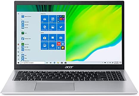 LAPTOP ACER ASPIRE 5 A515-56-36UT SLIM 15.6" I3-1115G4 4GB 128GB SSD NVME AMAZON ALEXA WIN 10 HOME SMODE SILVER-ENGLISH