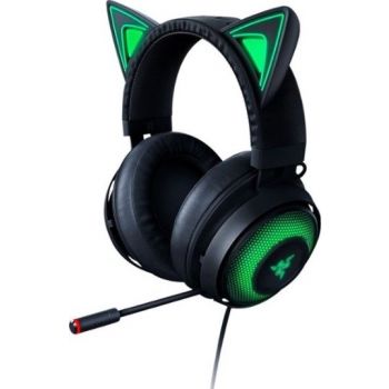 HEADSET RAZER KRAKEN KITTY CHROMA USB GAMING BLACK RZ04-02980100-R3M1