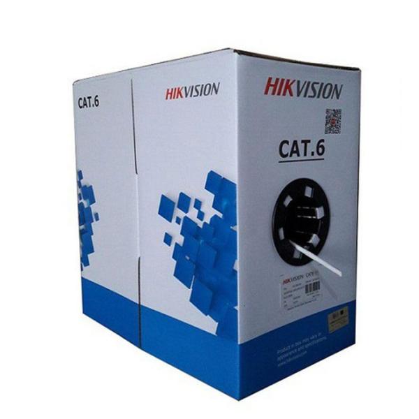 CABLE UTP CAT 6 BLANCO USO REDES Y CCTVCM 23AWG UL HIKVISION X 305 MTS 100% COBRE DS-1LN6-UE-W(O-STD) 307400070