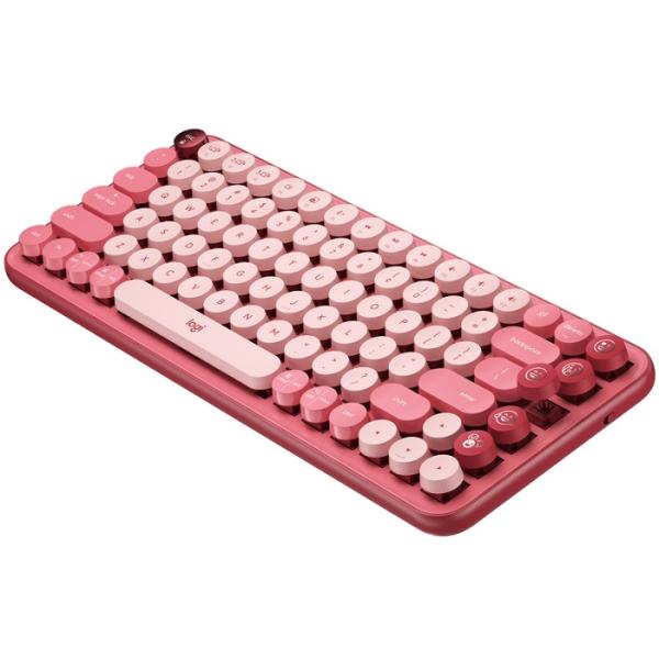 TECLADO LOGITECH POP KEYS INALAMBRICO WITH EMOJI KEYS HEARTBREAKER 920-010709