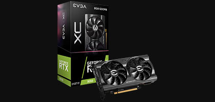 TARJETA DE VIDEO EVGA RTX3050 XC HDMI + 3DP 08G-P5-3553-KR