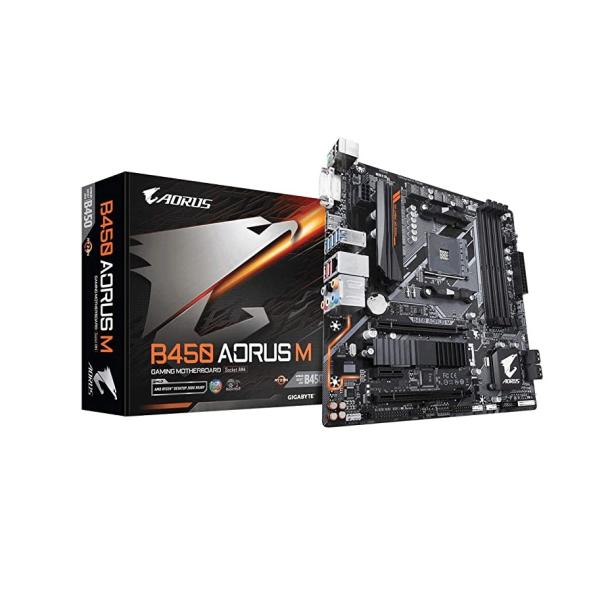 TARJETA MADRE GIGABYTE B450 AORUS M AM4