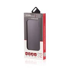 POWER BANK ARGOM S12 12000MAH ALUMINUM SILVER ARG-PB-1150SL