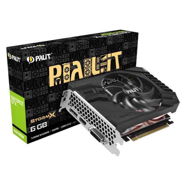 TARJETA DE VIDEO PALIT GTX1660SUPER STORMX 6GB NE6166S018J9-161F