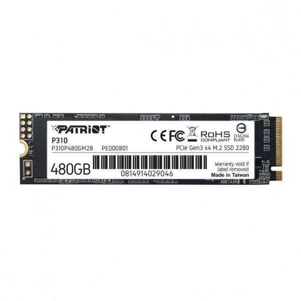 HD INTERNO 480GB M.2 SOLIDO PATRIOT P310P480GM28 P310