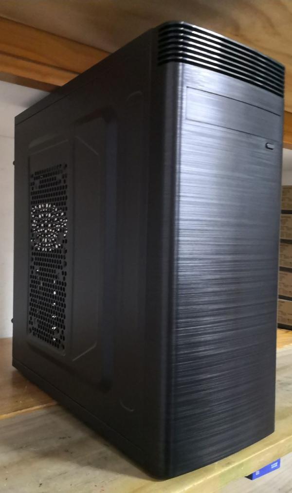 CASE CNX-510 E010-151 BLACK USB 2.0*2 + HD AUDIO + FUENTE DE PODER 600W