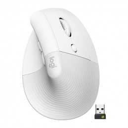 MOUSE LOGITECH USB VERTICAL ERGONOMIC RIGHT WHITE/PALE GREY 910-006469