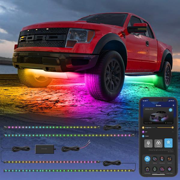 CABLE DE LUCES GOVEE RGBIC INTERIOR CAR UNDERGLOW LIGHT H6184 H61840A1-OF-UK