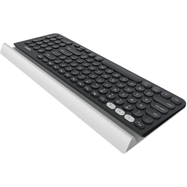 TECLADO LOGITECH INALAMBRICO K780 MULTI-DEVICE CON SOPORTE PARA TABLET DARK GREY /SPECKLED WHITE 920-008026