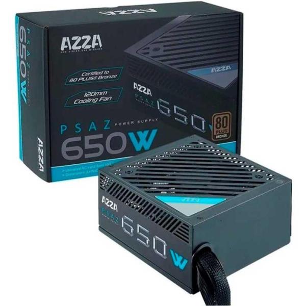 FUENTE DE PODER AZZA PSU650W 650W 80+ BRONZE PSAZ-650W