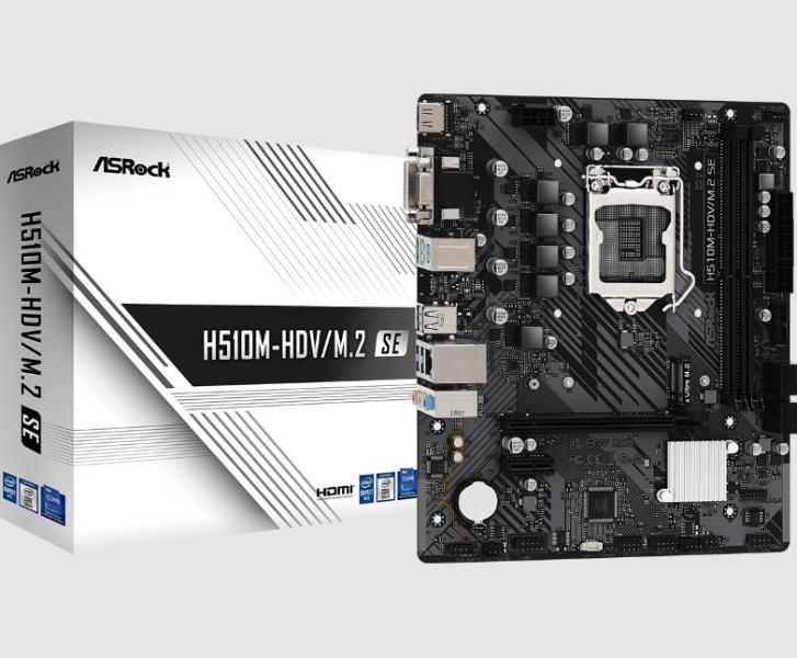 TARJETA MADRE ASROCK H510M-HDV/M.2 SE 90-MXBM00-A0 1200