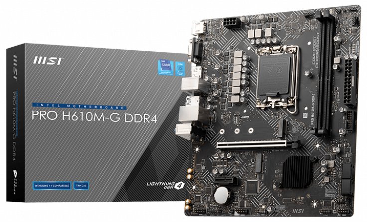 TARJETA MADRE MSI PRO H610M-G DDR4 911-7D46-063