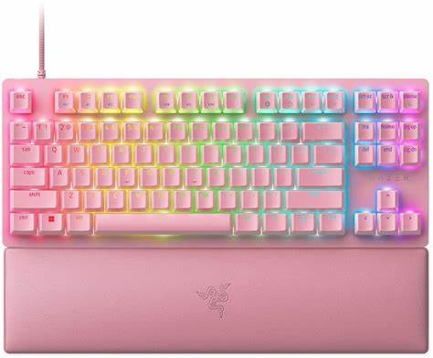 TECLADO RAZER USB HUNTSMAN V2 TKL QUARTZ NASA RZ03-03942100-R3U1