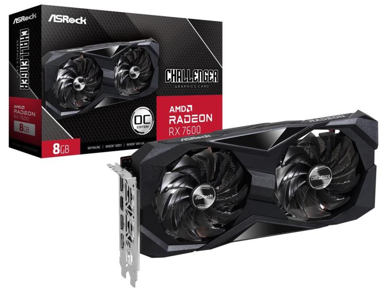 TARJETA DE VIDEO ASROCK RX7600 CL 8GO