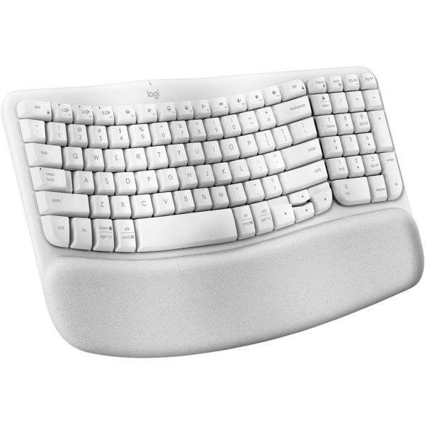 TECLADO LOGITECH ERGONOMIC WIRELESS OFFWHITE 920-012275