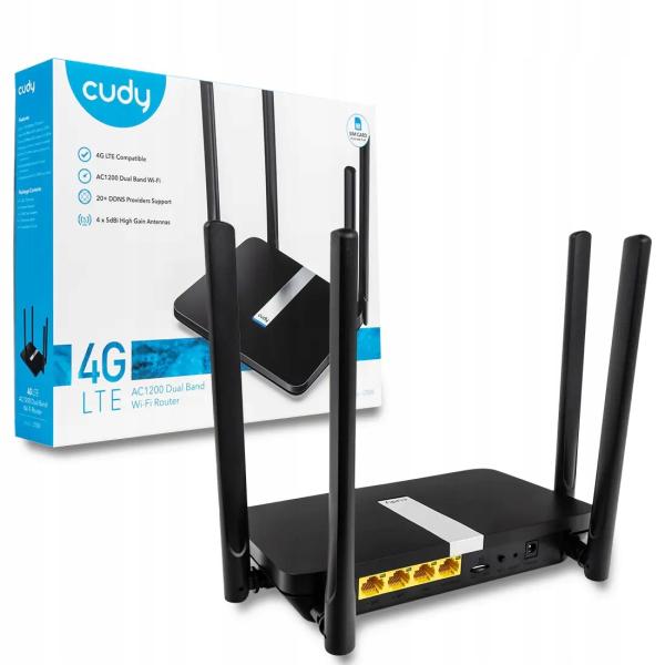 ROUTER CUDY LT500D-AU 4G LTE CAT.4 AC1200 WIFI