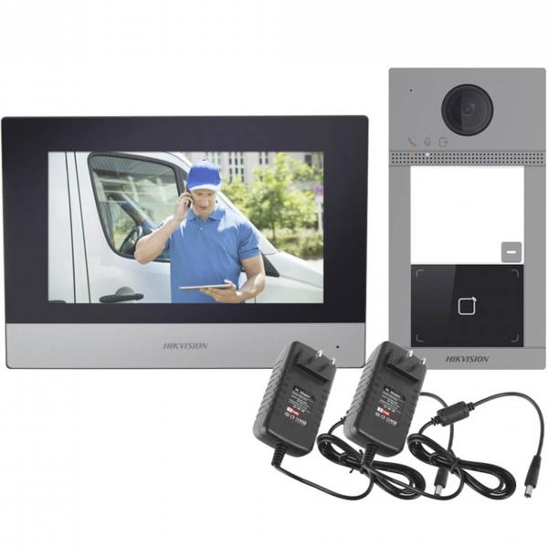 KIT VIDEO PORTERO CONTROL DE ACCESO IP HIKVISION DS-KIS604-P C-O-STD 305303808