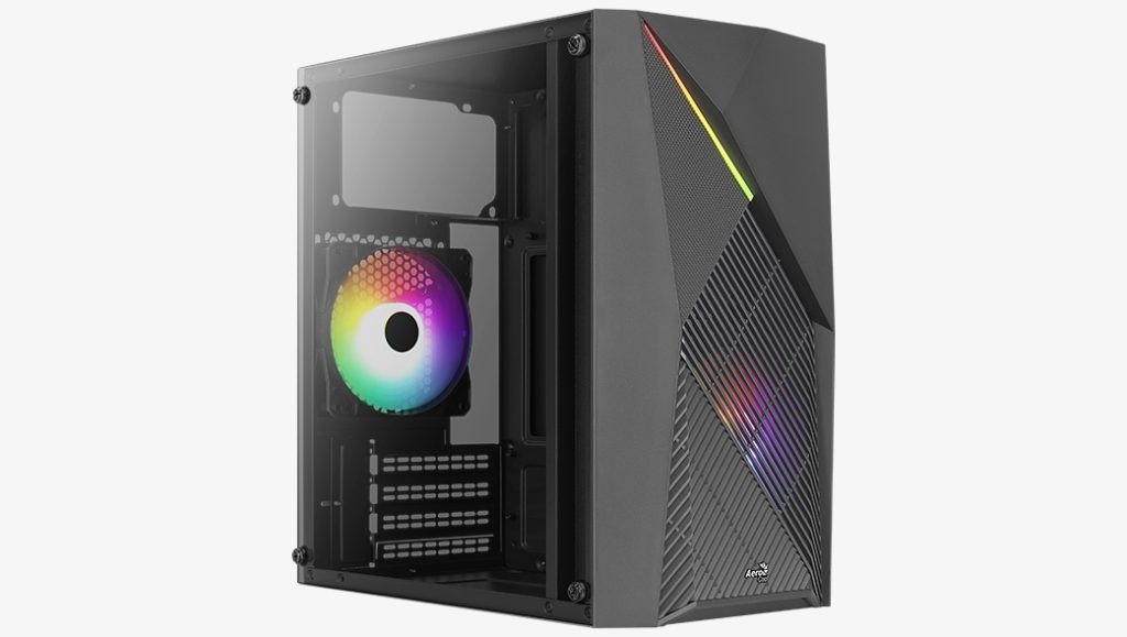 CASE GAMER AEROCOOL RAIDER MINI VIDRIO TEMPLADO RGB -1X12CM 3.0X1 2.0X1 RAIDER MINI-G-BK-V1 ACCM-PV41042.11