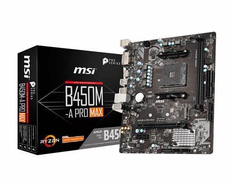TARJETA MADRE MSI B450M-A PRO MAX DDR4 911-7C52-030