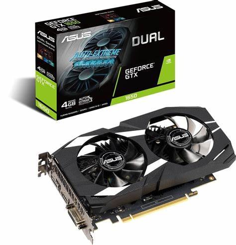 TARJETA DE VIDEO ASUS DUAL-GTX1650-4GD6-P-EVO 90YVEZE-M0AA00