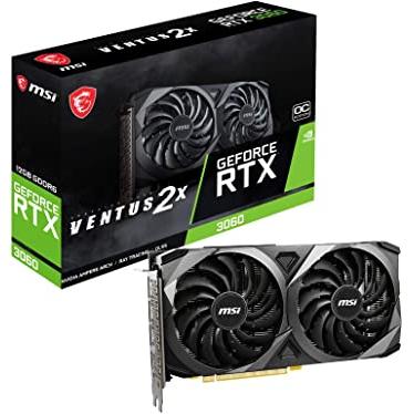 TARJETA DE VIDEO MSI 12GB RTX3060 VENTUS 2X