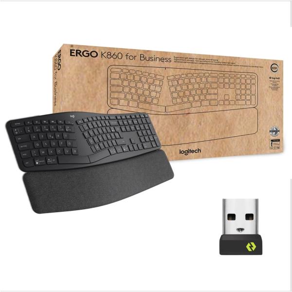TECLADO LOGITECH ERGO K860 FOR BUSINESS SPANISH 920-010343