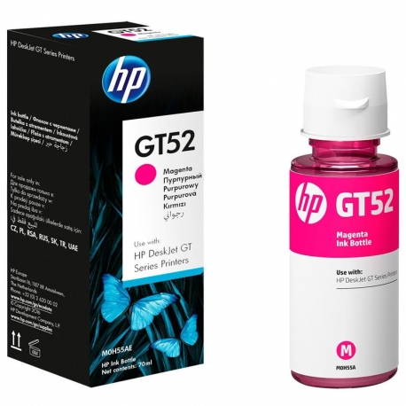 BOTELLA DE TINTA HP GT52 MAGENTA