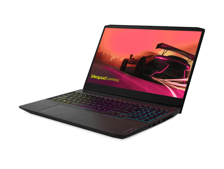 LAPTOP LENOVO 82K201XCUS 15.6" RYZEN 5 5600H 8GB 256GB SSD TV RTX3050TI 4GB WIN 11 PRO BLACK-ENGLISH