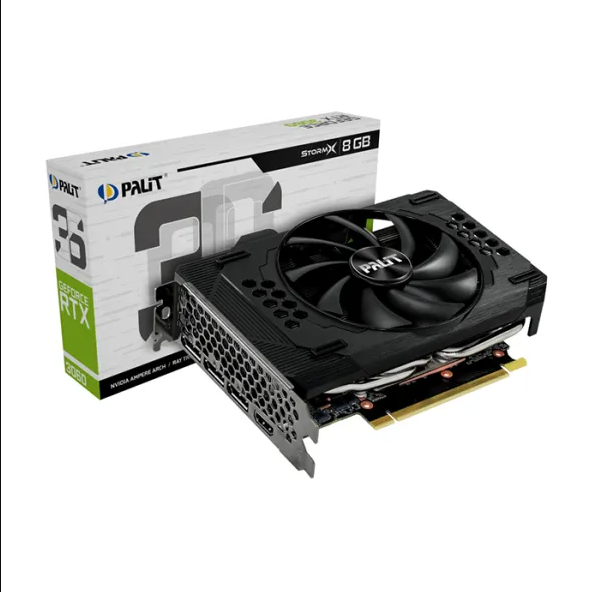 TARJETA DE VIDEO PALIT RTX3060 STORMX 8GB DDR6 NE63060019P1-190AF