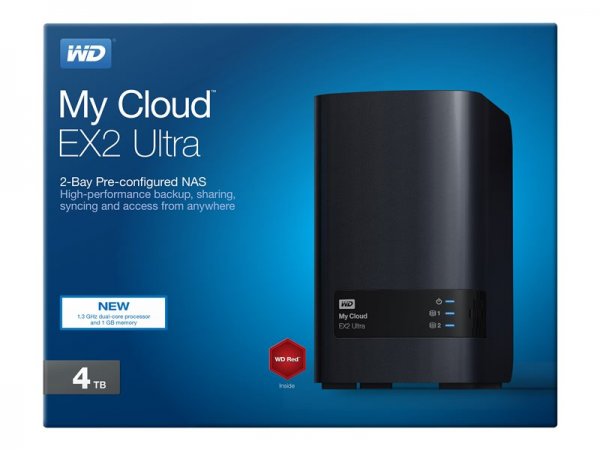 HD EXTERNO 4TB WD MY CLOUD EX2 WDBVBZ0040JCH-NESN