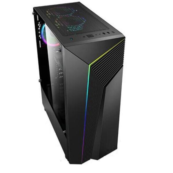 CASE GAMER RGB01 RGB USB 3.0 + 2X USB 2.0 + HD TEMPERED GLASS LEFT SIDE