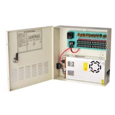 FUENTE DE PODER DE PARED DE 18CH -12V DC - 20AMP