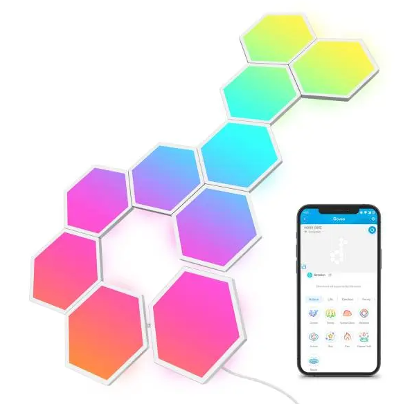 PANEL DE LUCES GOVEE GILDE HEXA LIGHT PANELS H6061 B6061101-OF-LA