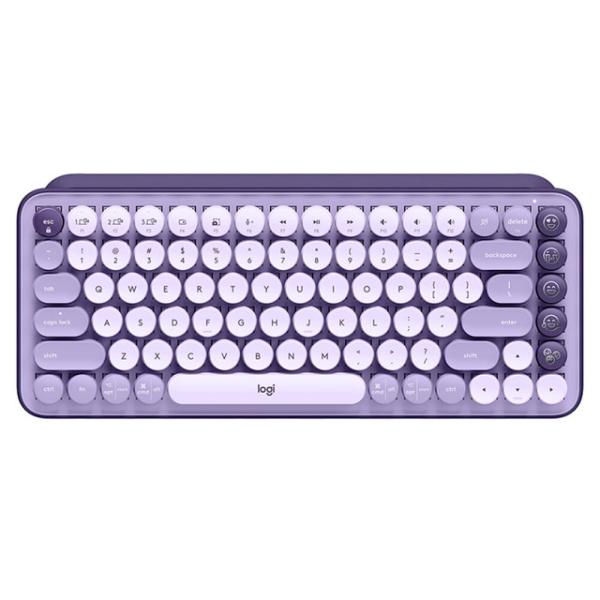 TECLADO LOGITECH INALAMBRICO POP MECHANICAL WITH EMOJI LAVEN BT 920-011519