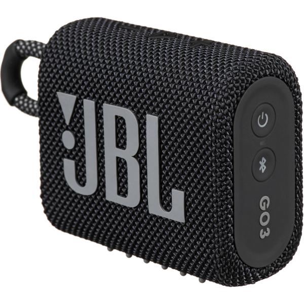PARLANTE JBL GO3 BLUETOOTH IMPERMEABLE BLACK JBLGO3BLKAM