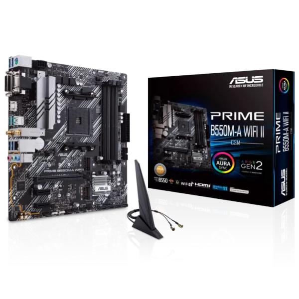 TARJETA MADRE ASUS PRIME B550M-A WIFI II AM4